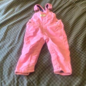 OshKosh Pink overalls for 9 months